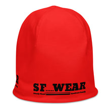Load image into Gallery viewer, SF WEAR 5STAR - RED All-Over Print Beanie