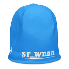 Load image into Gallery viewer, SF WEAR 5STAR - LIGHT Blue All-Over Print Beanie