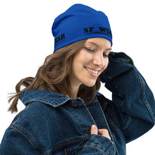 Load image into Gallery viewer, SF WEAR 5STAR - BLUE All-Over Print Beanie