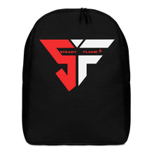 Load image into Gallery viewer, Steady Flame next - black/white/red Minimalist Backpack