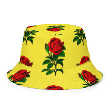 Load image into Gallery viewer, Fully Roses bucket hat Yellow