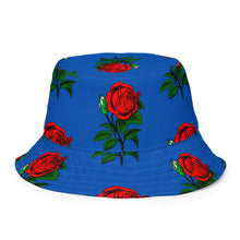 Load image into Gallery viewer, Fully Roses bucket hat - Blue