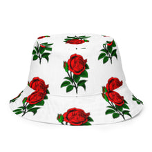 Load image into Gallery viewer, Fully Roses bucket hat - white