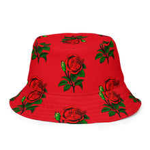 Load image into Gallery viewer, Fully Roses bucket hat - Red/Gold