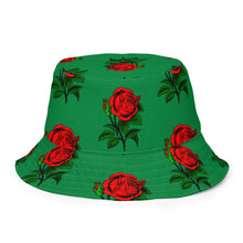 Load image into Gallery viewer, Fully Roses Bucket Hat - Green