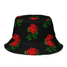 Load image into Gallery viewer, Fully Roses bucket hat - Black