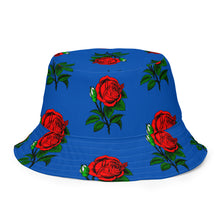 Load image into Gallery viewer, Fully Roses bucket hat - Blue