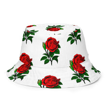 Load image into Gallery viewer, Fully Roses bucket hat - White/Gold