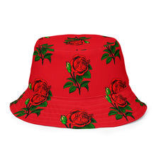Load image into Gallery viewer, Fully Roses bucket hat - Red/Gold