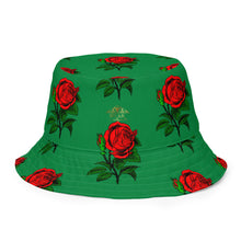 Load image into Gallery viewer, Fully Roses Bucket Hat - Green