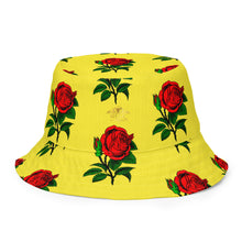 Load image into Gallery viewer, Fully Roses bucket hat Yellow