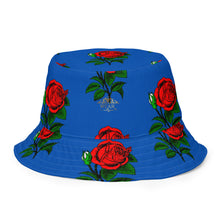 Load image into Gallery viewer, Fully Roses bucket hat - Blue