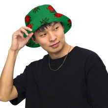 Load image into Gallery viewer, Fully Roses Bucket Hat - Green