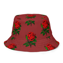 Load image into Gallery viewer, Fully Roses bucket hat - Bergundy