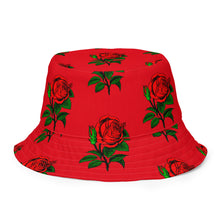 Load image into Gallery viewer, Fully Roses bucket hat - Red