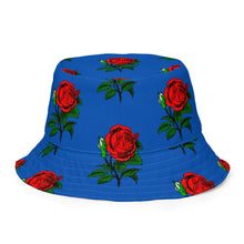 Load image into Gallery viewer, Fully Roses bucket hat - Blue