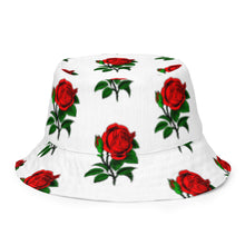Load image into Gallery viewer, Fully Roses bucket hat - white