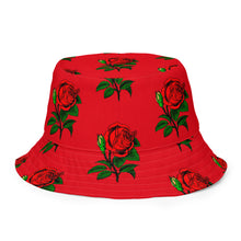 Load image into Gallery viewer, Fully Roses bucket hat - Red/Gold