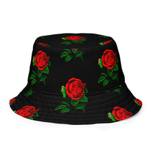 Load image into Gallery viewer, Fully Roses bucket hat - Black/Gold