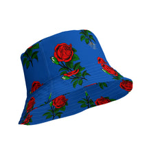 Load image into Gallery viewer, Fully Roses bucket hat - Blue