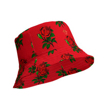 Load image into Gallery viewer, Fully Roses bucket hat - Red/Gold