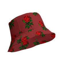 Load image into Gallery viewer, Fully Roses bucket hat - Bergundy