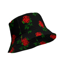 Load image into Gallery viewer, Fully Roses bucket hat - Black