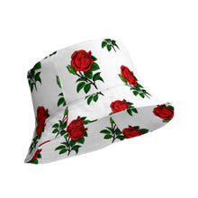 Load image into Gallery viewer, Fully Roses bucket hat - White/Gold