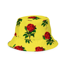 Load image into Gallery viewer, Fully Roses bucket hat Yellow