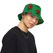 Load image into Gallery viewer, Fully Roses Bucket Hat - Green