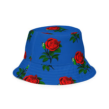 Load image into Gallery viewer, Fully Roses bucket hat - Blue
