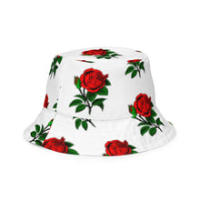 Load image into Gallery viewer, Fully Roses bucket hat - white