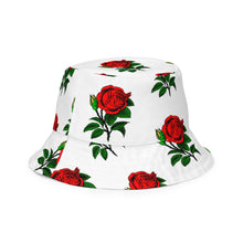 Load image into Gallery viewer, Fully Roses bucket hat - White/Gold