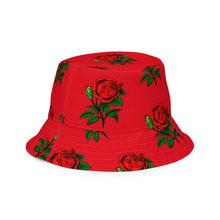 Load image into Gallery viewer, Fully Roses bucket hat - Red/Gold