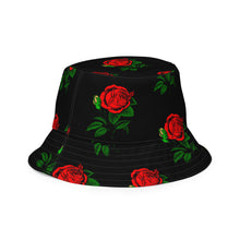 Load image into Gallery viewer, Fully Roses bucket hat - Black/Gold