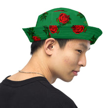 Load image into Gallery viewer, Fully Roses Bucket Hat - Green