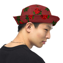 Load image into Gallery viewer, Fully Roses bucket hat - Bergundy