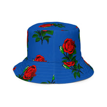 Load image into Gallery viewer, Fully Roses bucket hat - Blue