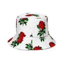 Load image into Gallery viewer, Fully Roses bucket hat - white