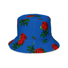 Load image into Gallery viewer, Fully Roses bucket hat - Blue