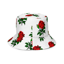 Load image into Gallery viewer, Fully Roses bucket hat - White/Gold