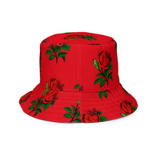Load image into Gallery viewer, Fully Roses bucket hat - Red/Gold