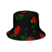 Load image into Gallery viewer, Fully Roses bucket hat - Black/Gold