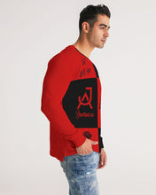 Load image into Gallery viewer, SF WEAR FLAVA - RED/BLACK Men's All-Over Print Long Sleeve Tee