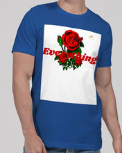 Load image into Gallery viewer, EVERYTHING ROSES (Jersey T-Shirt) - BLUE/WHITE/RED