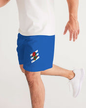Load image into Gallery viewer, ETR 3 STRIPE - BLUE Men's All-Over Print Jogger Shorts
