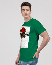 Load image into Gallery viewer, EVERYTHING ROSES (Jersey T-Shirt) - GREEN/WHITE/BLACK