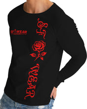 Load image into Gallery viewer, SF WEAR 5STAR 2.0 - BLACK/RED Men's All-Over Print Long Sleeve Tee
