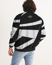 Load image into Gallery viewer, WILD - BLACK/WHITE JACKET Men's All-Over Print Bomber Jacket