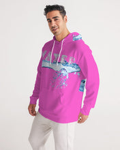 Load image into Gallery viewer, WATER - HOT PINK Men's All-Over Print Hoodie